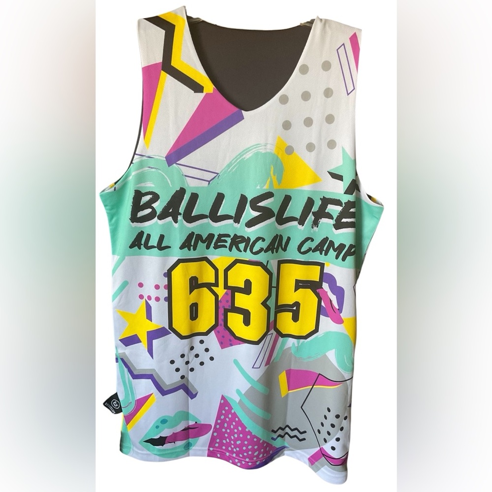 Ballislife Ball is Life Reversible All American Camp Issued Basketball Jersey